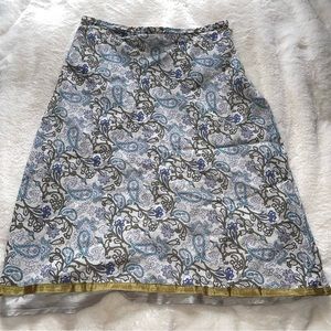Banana Republic Paisley Skirt